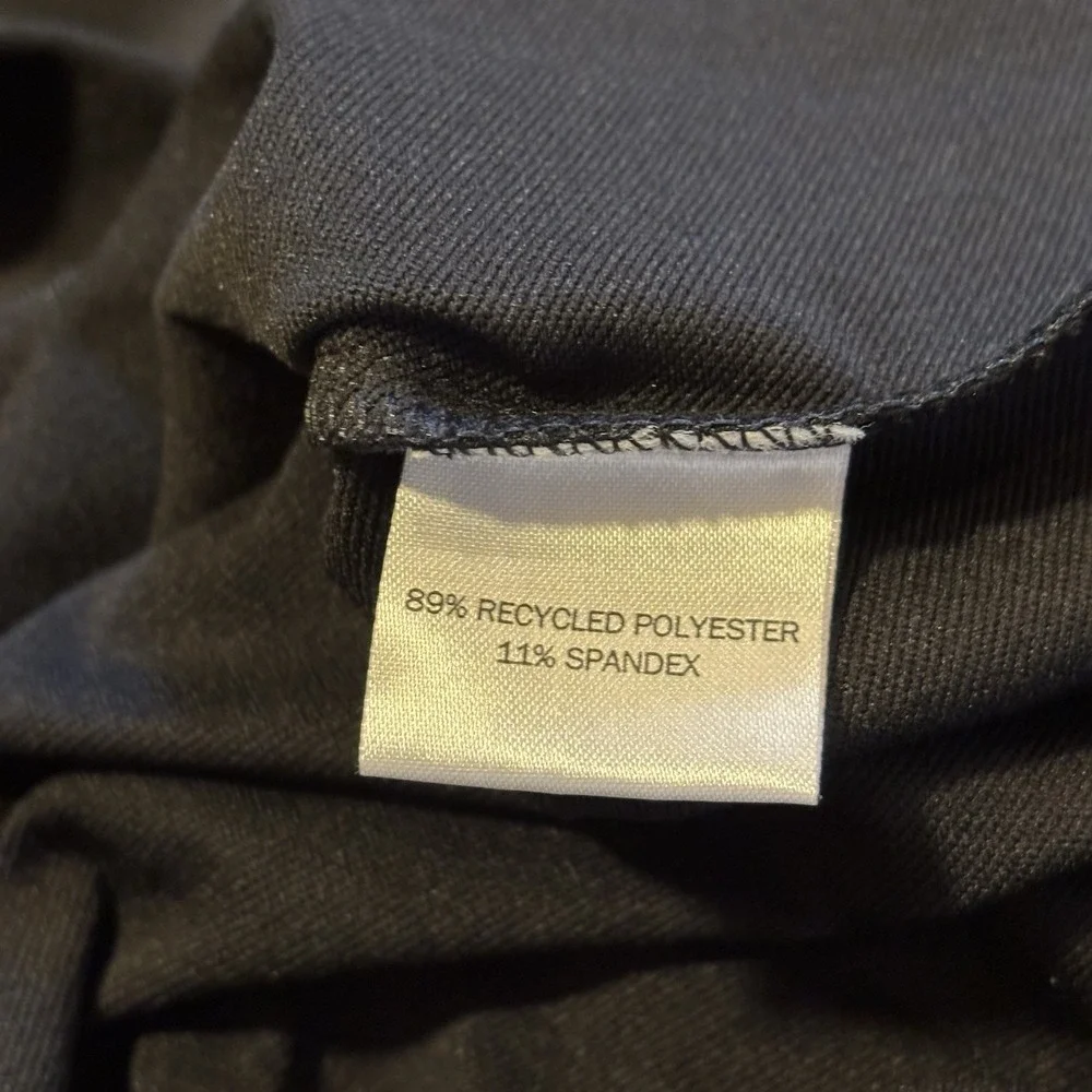 Peter Millar Crown Sport Perth 1/4 Zip Pullover Men's L Black Muirfield Village